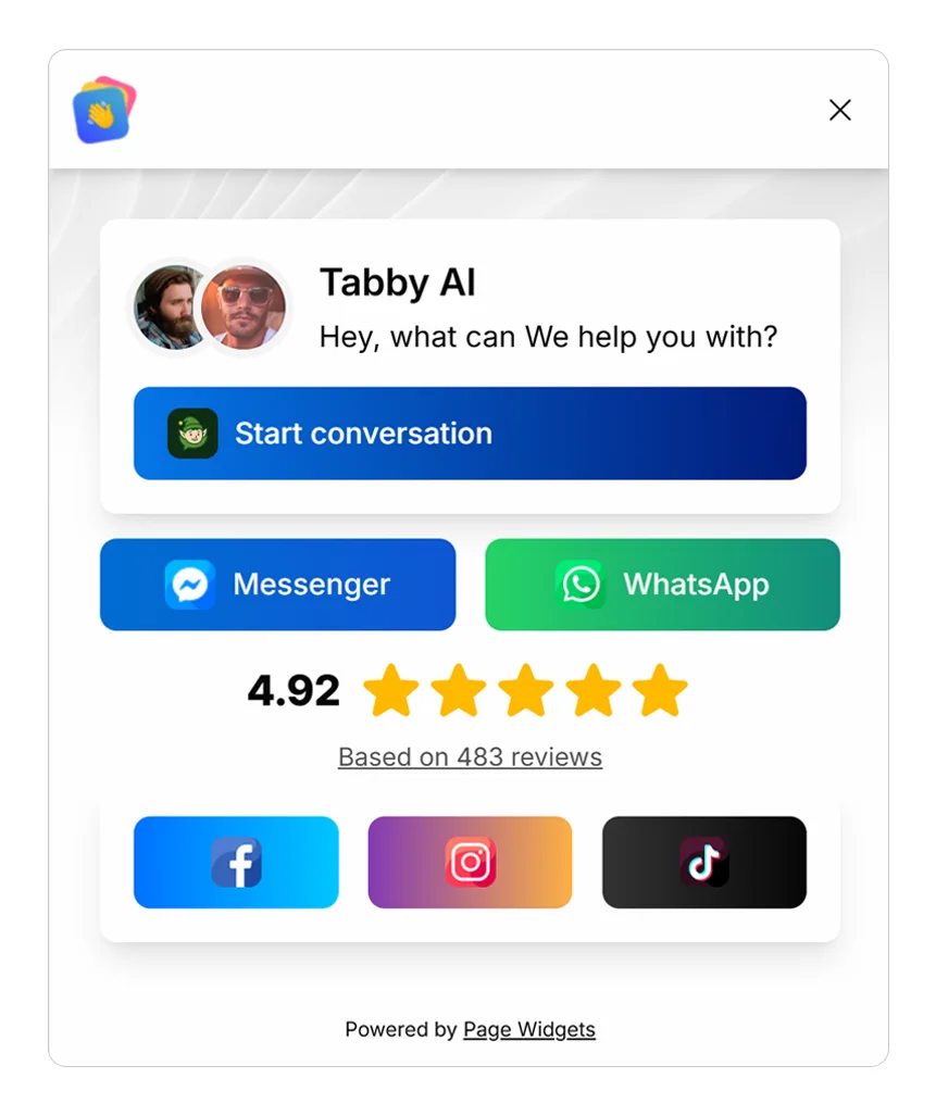 Restaurant Contact Helper